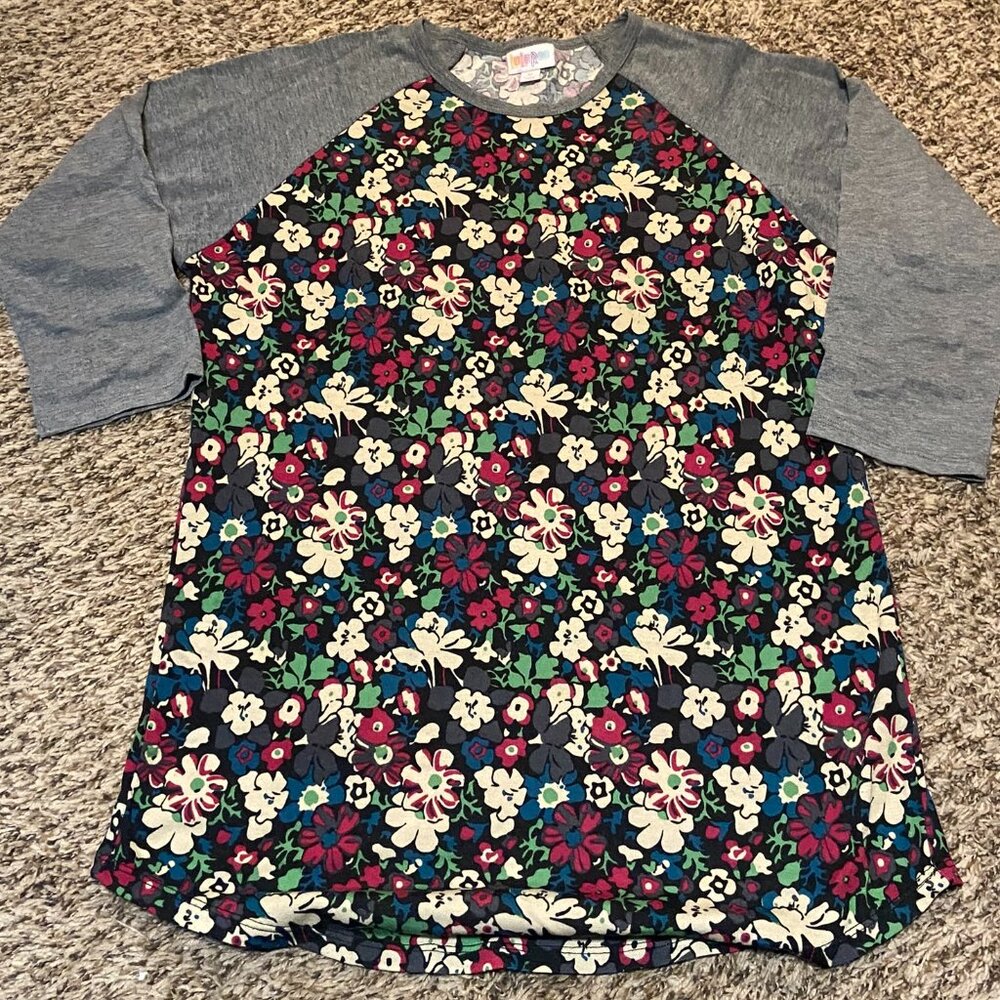 Floral Raglan Tee